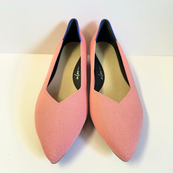 Rothy's the High Point‎ knit low block heel in Tulip/pink Size 9.5 point toe - Picture 4 of 15